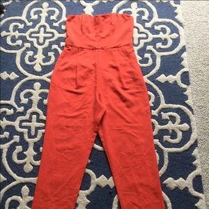 Rachel Roy Strapless Orange Jumpsuit 🍊